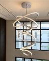 WOMO Tiered Circular Led Crystal Chandelier-WM2491b thumbnail