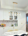 WOMO Rose Gold Long Oval Chandelier-WM2402 thumbnail