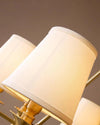 WOMO Gold Fabric Shaded Chandelier-WM2951 thumbnail