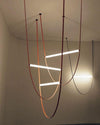 WOMO Leather String Chandelier-WM2273 thumbnail