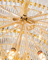 WOMO Tiered Tapered Gold Crystal Chandelier-WM2533 thumbnail