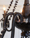 WOMO Victorian Black Candlestic Crystal Chandelier-WM2373 thumbnail