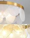 WOMO Round Textured/Seeded Glass Chandelier-WM2741 thumbnail