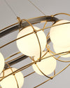 WOMO Frosted Glass Ball Round Chandelier-WM2791 thumbnail