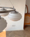 WOMO Fluted Glass Globe Round Chandelier-WM2767 thumbnail
