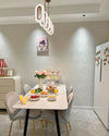 WOMO Rose Gold Long Oval Chandelier-WM2402 thumbnail