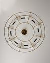 WOMO Frosted Glass Ball Round Chandelier-WM2791 thumbnail