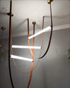 WOMO Leather String Chandelier-WM2273 thumbnail