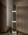 WOMO Glass Column Torchiere Floor Lamp-WM7018 thumbnail