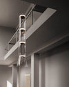 WOMO Glass Column Torchiere Floor Lamp-WM7018 thumbnail