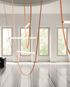 WOMO Leather String Chandelier-WM2273 thumbnail