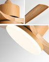 WOMO 3 Wood Blade Ceiling Fan Lamp - WM5174 thumbnail
