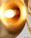 WOMO Gold Trumpet Art Deco Chandelier-WM2614 thumbnail