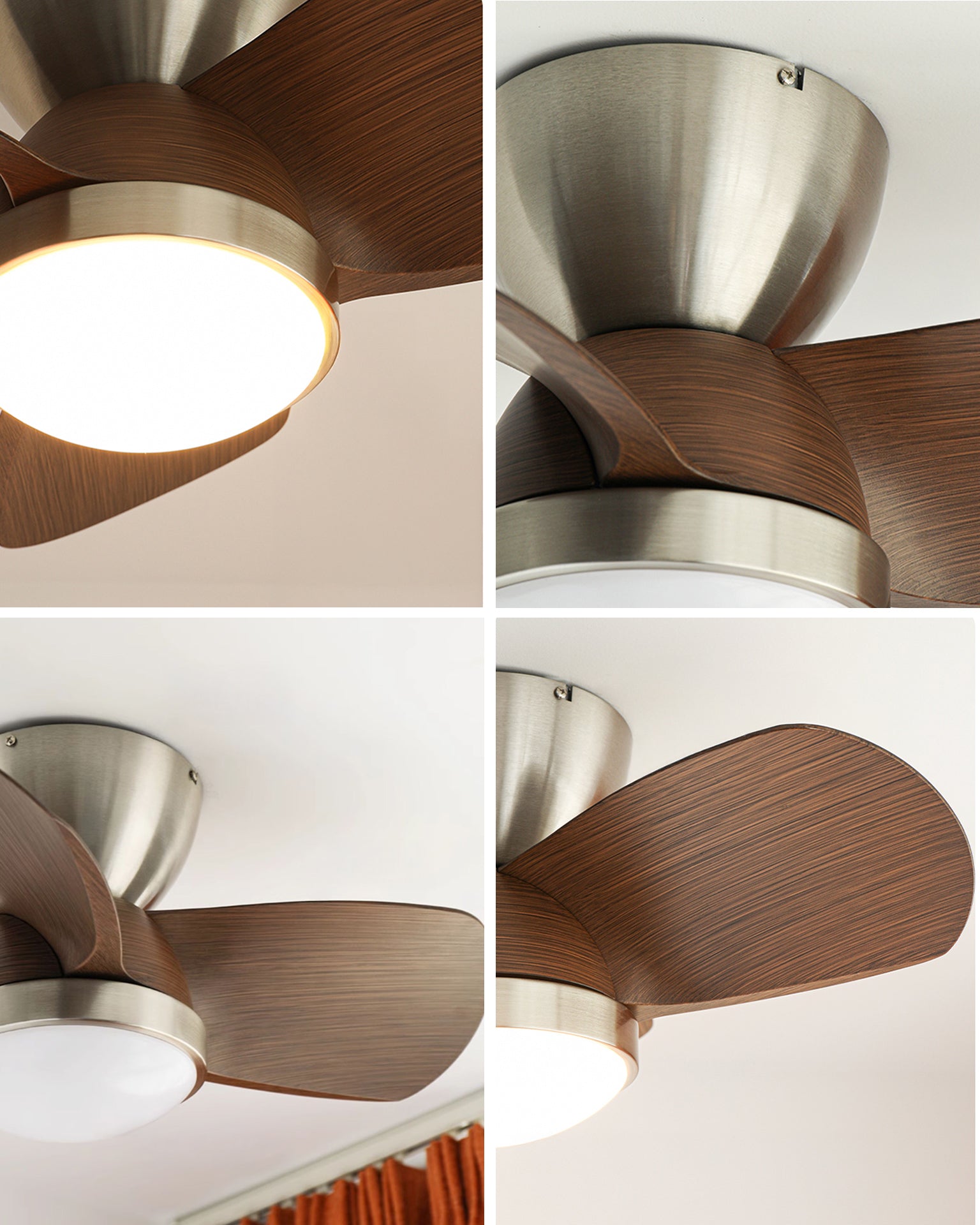 WOMO 22 Inch Low Profile Ceiling Fan Lamp - WM5148