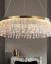 WOMO Fringe Round Crystal Chandelier-WM2362 thumbnail