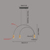 WOMO Arc Rainbow Pendant Chandelier-WM2063 thumbnail