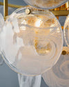 WOMO Textured Glass Disc Chandelier-WM2477 thumbnail