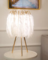 WOMO Stylish Tripod Feather Table Lamp-WM8036 thumbnail