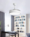 WOMO Retractable White Ceiling Fan Lamp-WM5079 thumbnail