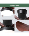 WOMO Modern Farmhouse Small Ceiling Fan Lamp-WM5046 thumbnail