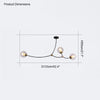 WOMO Branching Bubble Chandelier-WM2141 thumbnail