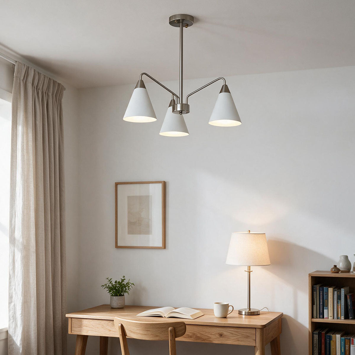 WOMO Scandinavian Cone Chandelier-WM3230
