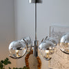 WOMO 1920s Chrome Glass Chandelier-WM2306 thumbnail