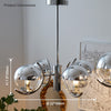 WOMO 1920s Chrome Glass Chandelier-WM2306 thumbnail