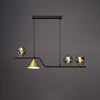 WOMO Linear Glass Globe Chandelier-WM2257 thumbnail