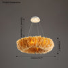 WOMO Feather Round Pendant Light-WM2060 thumbnail