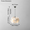 WOMO Sculptural Pendant Light-WM2326 thumbnail