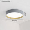 WOMO Oak Grain Round Ceiling Light-WM1017 thumbnail