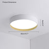 WOMO Oak Grain Round Ceiling Light-WM1017 thumbnail