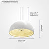 WOMO Embossed Dome Pendant Light-WM2047 thumbnail