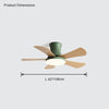WOMO Scandi Low Profile Ceiling Fan Lamp-WM5086 thumbnail
