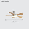 WOMO Scandi Low Profile Ceiling Fan Lamp-WM5086 thumbnail