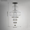 WOMO Wire Tiered Sculptural Chandelier-WM2066 thumbnail