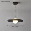 WOMO Black Disc Pendant Light-WM2324 thumbnail