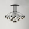 WOMO Wire Tiered Sculptural Chandelier-WM2066 thumbnail