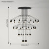 WOMO Wire Tiered Sculptural Chandelier-WM2066 thumbnail