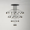WOMO Wire Tiered Sculptural Chandelier-WM2066 thumbnail