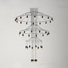WOMO Wire Tiered Sculptural Chandelier-WM2066 thumbnail
