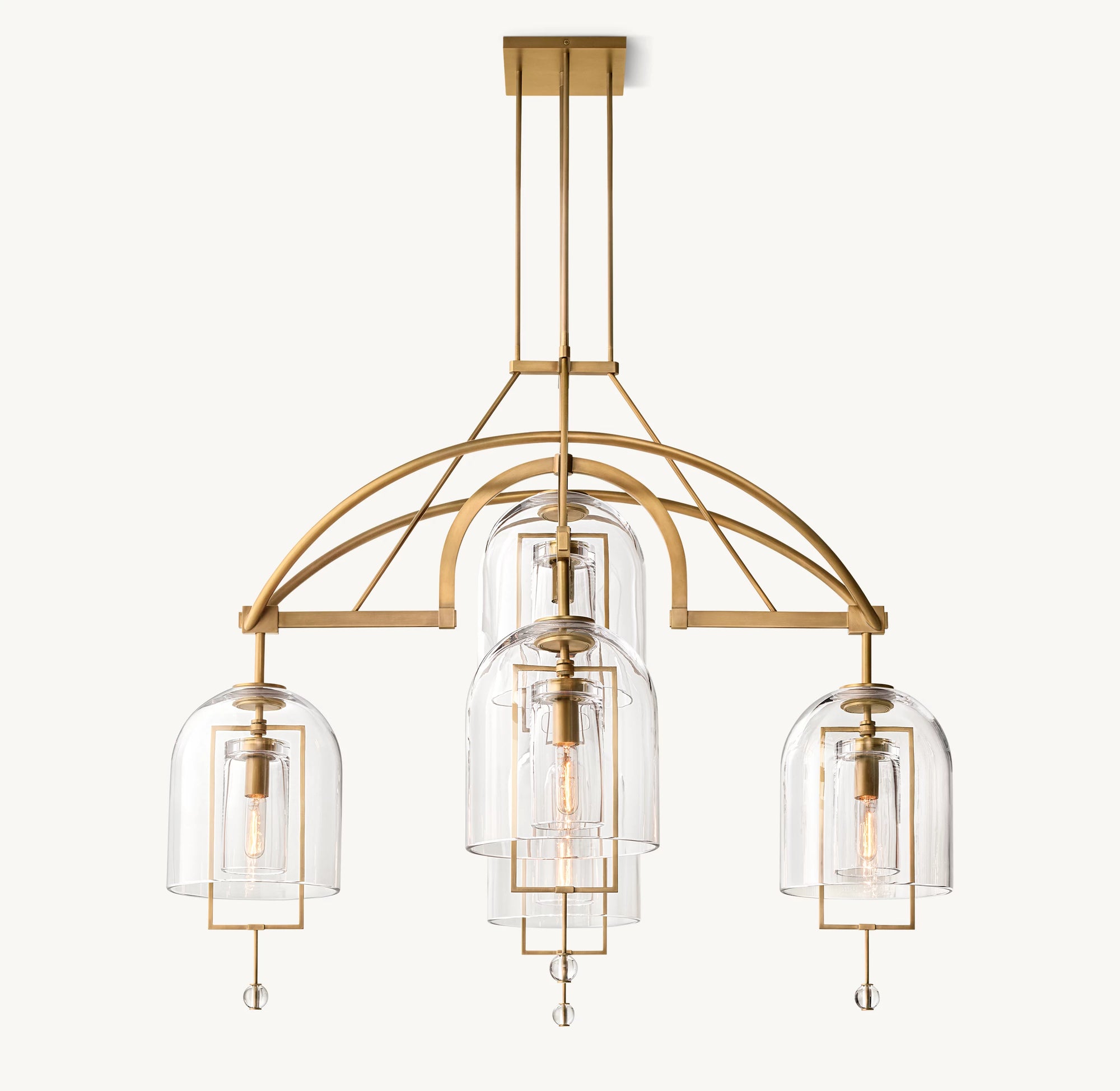 WOMO Bell Glass Chandelier - Fulcrum