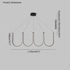 WOMO Minimal U-shaped Round chandelier-WM2143 thumbnail