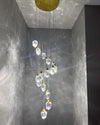 WOMO Rock Crystal Rain Chandelier-WM2189 thumbnail