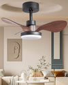 WOMO 3 Small Black Blade Ceiling Fan Lamp-WM5050 thumbnail