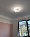 WOMO Round Milk Glass Flush Mount Ceiling Light-WM1134 thumbnail