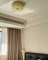 WOMO Round Cream Glass Flush Mount Ceiling Light-WM1132 thumbnail
