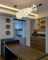 WOMO Fabric Linear Pendant Light-WM2956 thumbnail