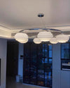 WOMO Fluted Glass Globe Round Chandelier-WM2767 thumbnail
